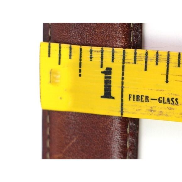 Martin Dingman BROWN GENUINE LEATHER 1 1/8"Wd CASUAL DRESS MEN'S BELT Sz 38(38A - Picture 11 of 15